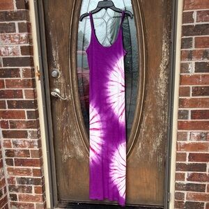 NWT Fig & Vine Maxi Tie-dye Dress! XS